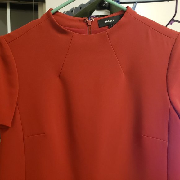 NWT Theory Jasneah Admiral Crepe Dress Sz 2 - Picture 11 of 13